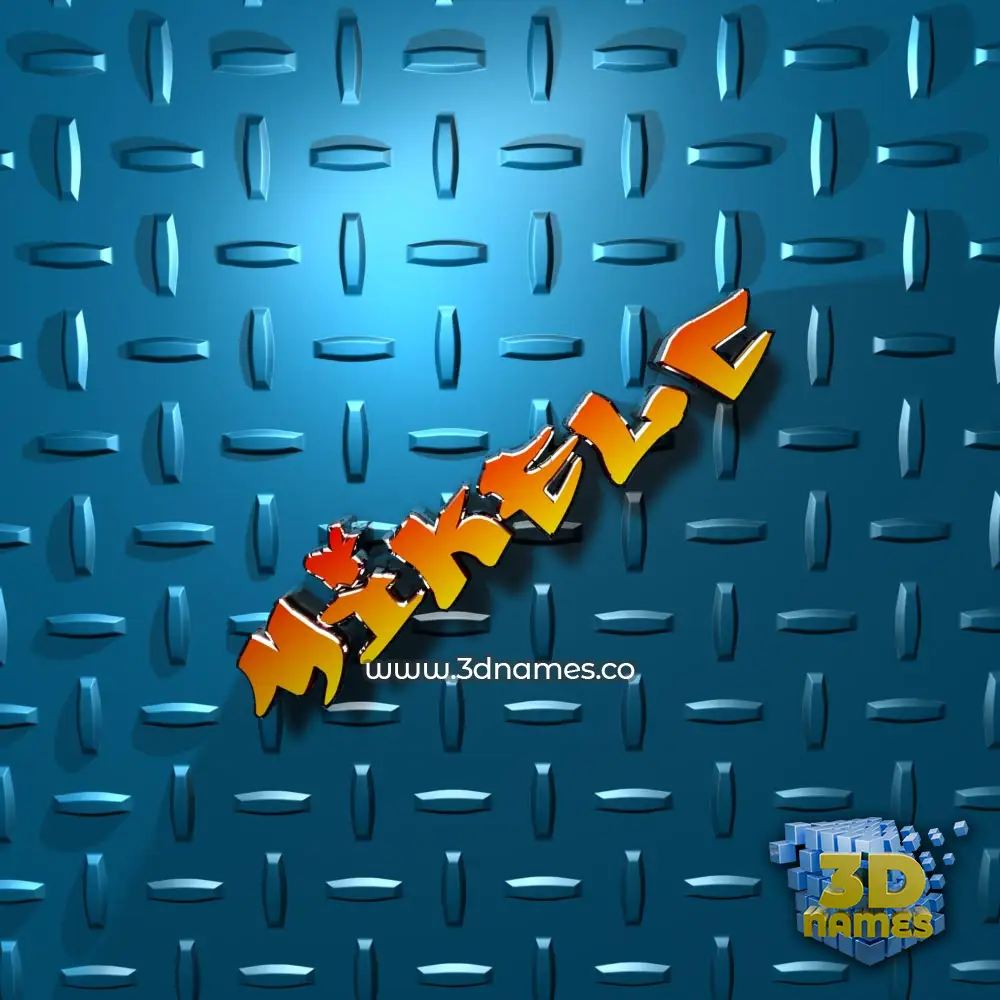 mikelc in Grid Style style - 3D name wallpaper mikelc in Grid Style style - 3D name wallpaper