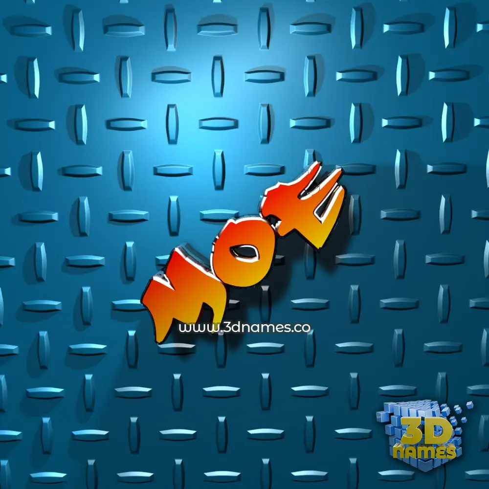 moe in Grid Style style - 3D name wallpaper