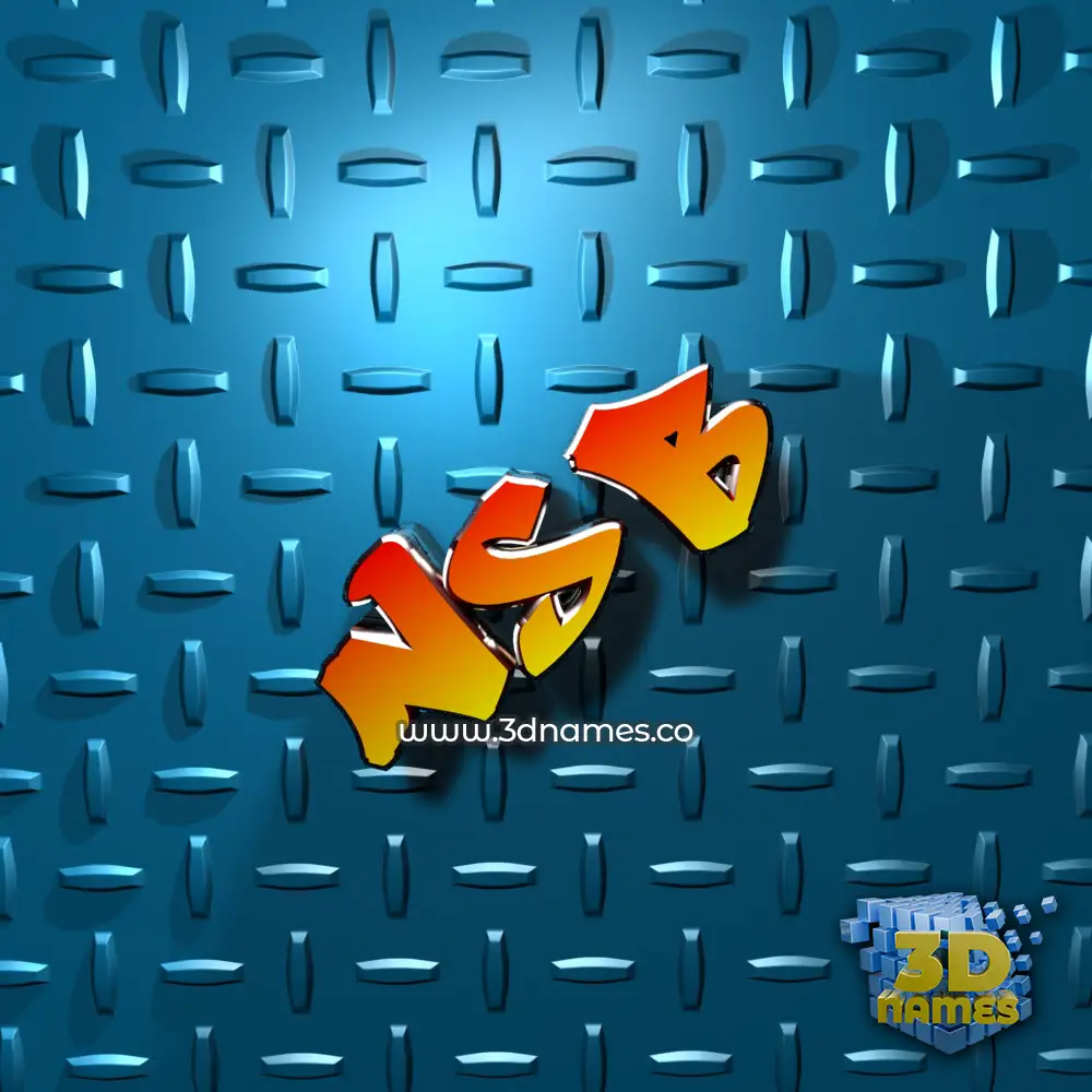 nsb in Grid Style style - 3D name wallpaper