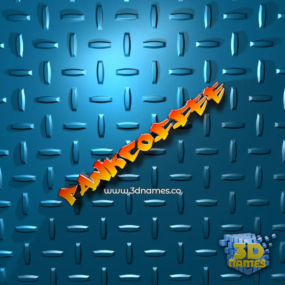 pankcoffee in Grid Style style - 3D name wallpaper