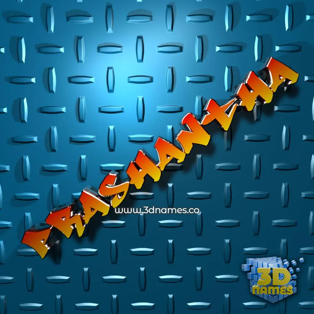 prashantha in Grid Style style - 3D name wallpaper