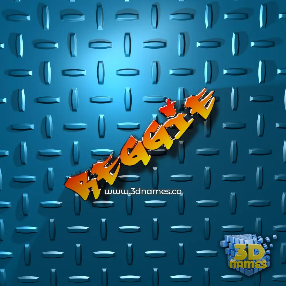 reggie in Grid Style style - 3D name wallpaper