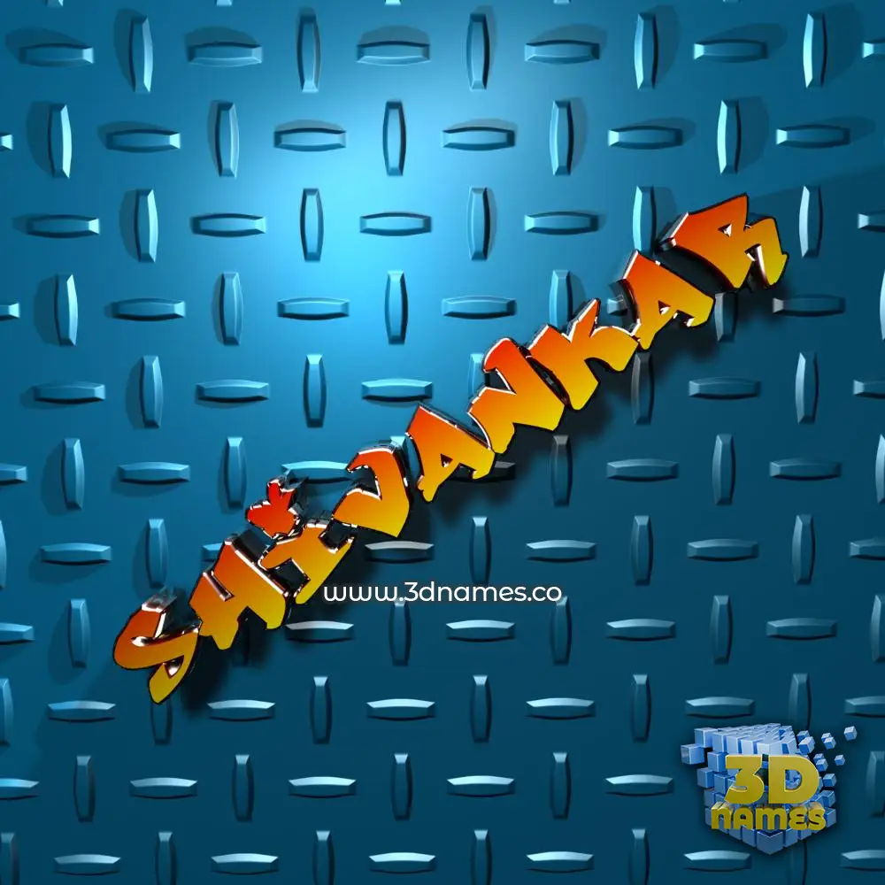 shivankar in Grid Style style - 3D name wallpaper