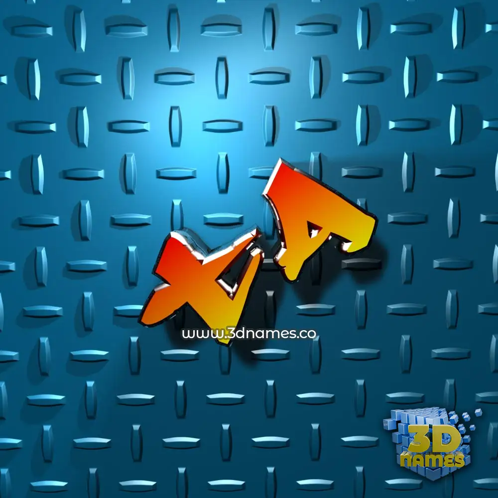 ta in Grid Style style - 3D name wallpaper
