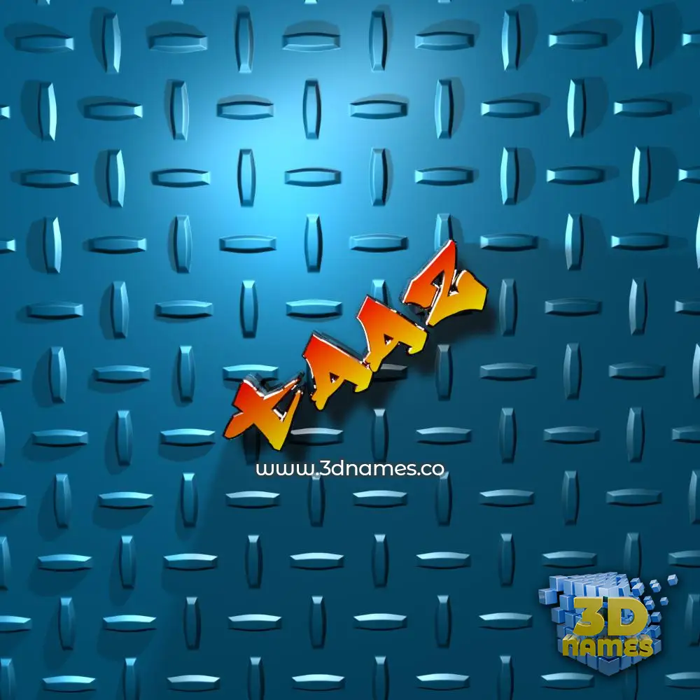 taaz in Grid Style style - 3D name wallpaper