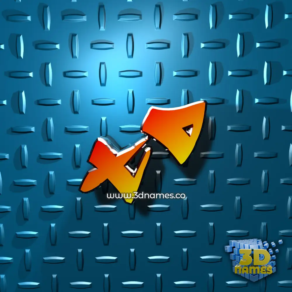 td in Grid Style style - 3D name wallpaper