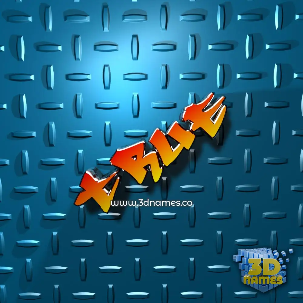 true in Grid Style style - 3D name wallpaper