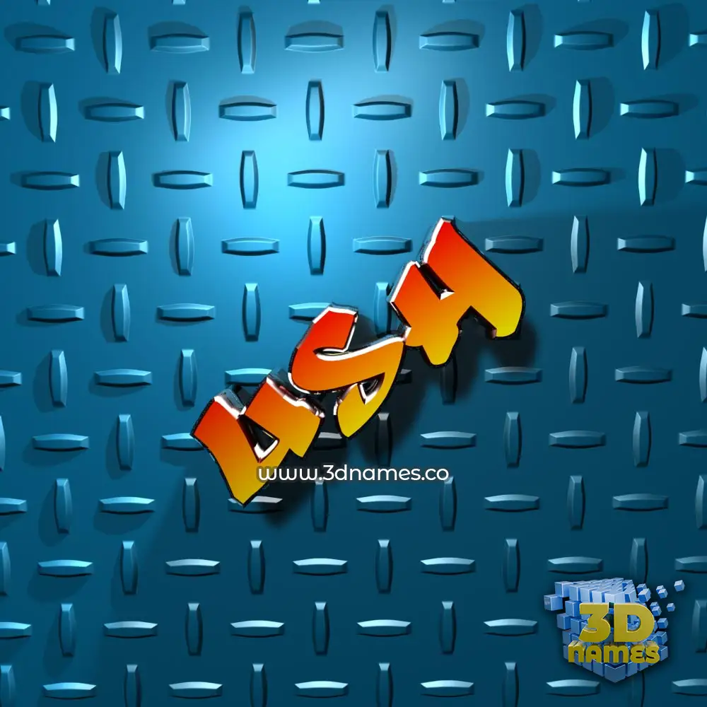 ush in Grid Style style - 3D name wallpaper ush in Grid Style style - 3D name wallpaper