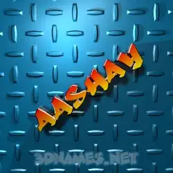 aashay in Grid Style style - 3D name wallpaper