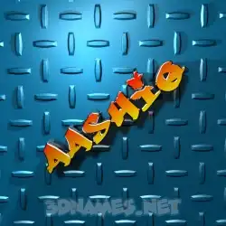 aashiq in Grid Style style - 3D name wallpaper