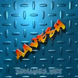 aavesh in Grid Style style - 3D name wallpaper