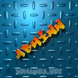 abhinn in Grid Style style - 3D name wallpaper