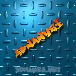 adnanyzi in Grid Style style - 3D name wallpaper