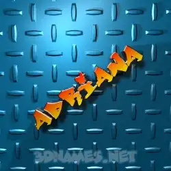adriana in Grid Style style - 3D name wallpaper