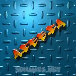 afeefa in Grid Style style - 3D name wallpaper