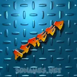 afreed in Grid Style style - 3D name wallpaper