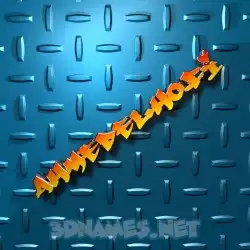 ahmedelhofi in Grid Style style - 3D name wallpaper