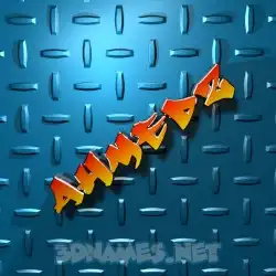 ahmedz in Grid Style style - 3D name wallpaper
