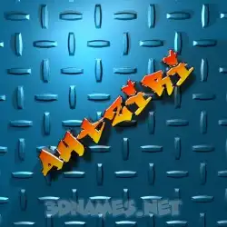 ahtziri in Grid Style style - 3D name wallpaper