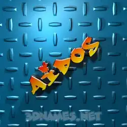 aidos in Grid Style style - 3D name wallpaper