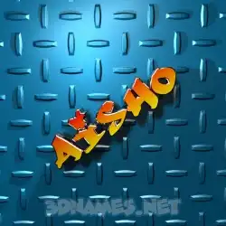 aisho in Grid Style style - 3D name wallpaper
