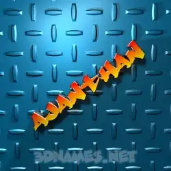 ajanthan in Grid Style style - 3D name wallpaper