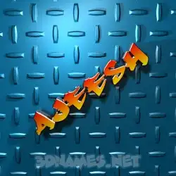 ajeesh in Grid Style style - 3D name wallpaper