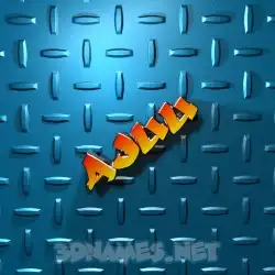 ajuu in Grid Style style - 3D name wallpaper