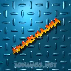 akanshajha in Grid Style style - 3D name wallpaper
