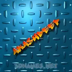 akashdeep in Grid Style style - 3D name wallpaper