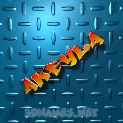 akeyla in Grid Style style - 3D name wallpaper
