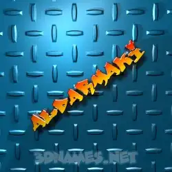 aldarmaki in Grid Style style - 3D name wallpaper