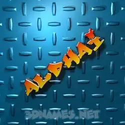 aldhai in Grid Style style - 3D name wallpaper