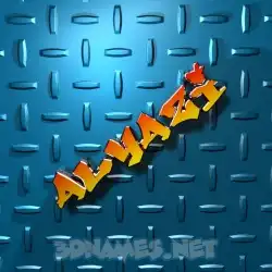 alyazi in Grid Style style - 3D name wallpaper