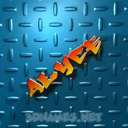 alyce in Grid Style style - 3D name wallpaper