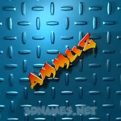 ammuz in Grid Style style - 3D name wallpaper