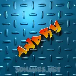 andry in Grid Style style - 3D name wallpaper
