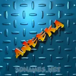 aneeka in Grid Style style - 3D name wallpaper
