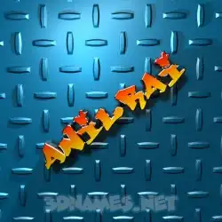 anilrai in Grid Style style - 3D name wallpaper