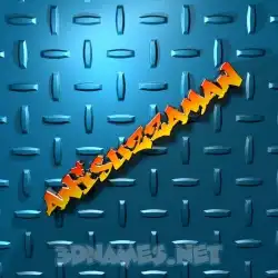 anisuzzaman in Grid Style style - 3D name wallpaper