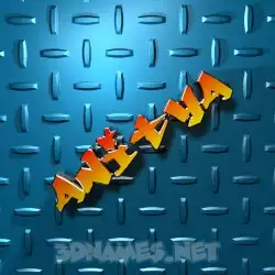anitya in Grid Style style - 3D name wallpaper