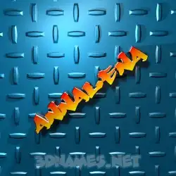 annalena in Grid Style style - 3D name wallpaper