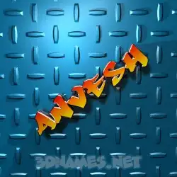anvesh in Grid Style style - 3D name wallpaper