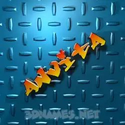 anvita in Grid Style style - 3D name wallpaper