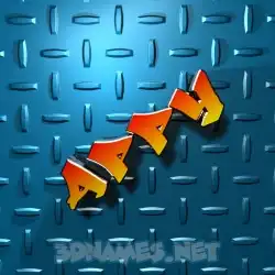 appy in Grid Style style - 3D name wallpaper