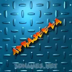 aprajeeta in Grid Style style - 3D name wallpaper