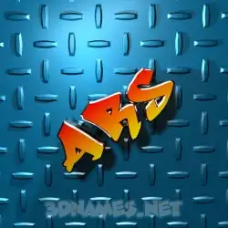 ars in Grid Style style - 3D name wallpaper