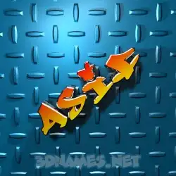 asif in Grid Style style - 3D name wallpaper