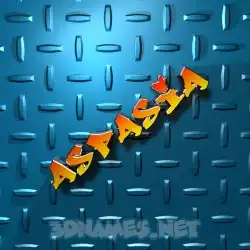 aspasia in Grid Style style - 3D name wallpaper