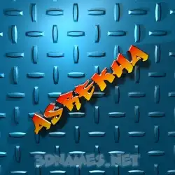 asrekha in Grid Style style - 3D name wallpaper